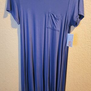 Lularoe Blue T-Shirt Dress